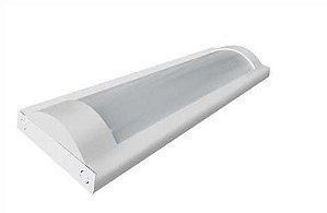 Luminaria Led Ourolux 2x18w Biv 1,2mts 6500k Fosca