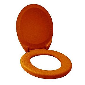 Assento Sanitario Almofadado Metasul Caramelo