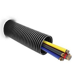 Corrugado Pead 1.1/4  Preto (@2)