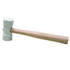Martelo Borracha Metasul 50mm Branco