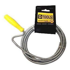 Desentupidor Vaso Manual 3m Dtools