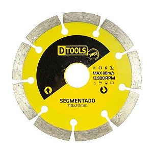 Disco Diamantado  4.3/8 Segmentado Dtools