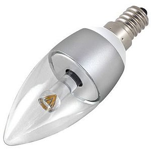 Lampada Led Vela E14 4.5w 3000k 260l Cristallux