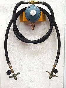 Conjunto Gas P13 Botijao 2x Reg 5kg/H 7393 Naciona
