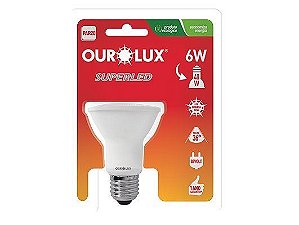 Lampada Par20 Led 6w 3000k Ourolux