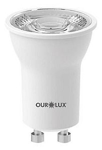 Lampada Dicroica Led Gu10 Mr16 4w Biv 2700k Ourolux
