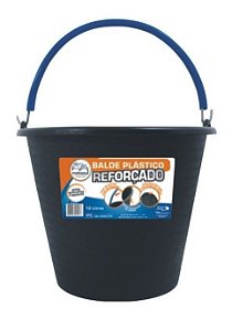 Balde Plastico 12l Metasul Preto