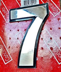Numeral 10cm N.7 Espelhado