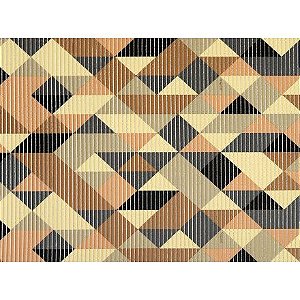 Tapete Kapazi 43cm Tropical Triangulos Color