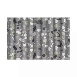 Tapete Kapazi 43cm Tropical Terrazzo Cinza
