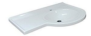Pia Roralit Viena Curvo 84cm X 45cm Branco Rorato
