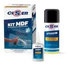 Kit Cola Bonder Mdf Ciser 100g C/Spray Ativador