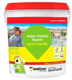 Super Manta Liquida Branca Quartzolit 12kg