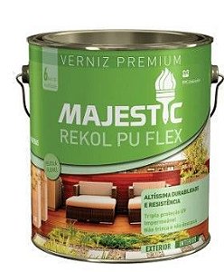 Verniz Flexivel Pu Majestic Renner 0,9l Brilhante Canela