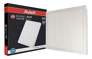 Painel Led Sob Quad 30w 6500k Avant