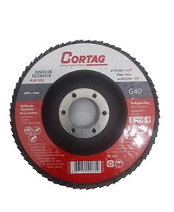 Disco Lixa Flap 4,5   40 Cortag