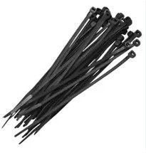 Abracadeira Cinta Lacre 3,7x250mm Preta Frontec C/100