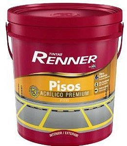 Tinta Acrilica Renner Pisos 18l Azul