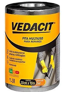 Fita Asfaltica 20cm X 10m Vedacit (Rolo)