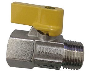 Registro Gas Bloq Mini 1/2x1/2 Npt Jackwal