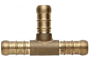 Latao Te 3/8 P/Mangueira Jackwal