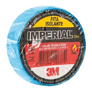 Fita Isolante Azul Imperial 3m 10m