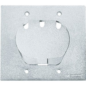 Tampa Piso 4x4 Crom P/ Tom(3) Rj45 Tramontina