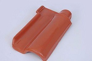 Telha Portuguesa Esmaltada Caramelo
