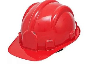 Capacete Obra Vermelho Ca31469