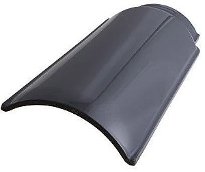 Cummeeira P/ Telha Portuguesa Esmaltada Grafite