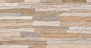 Piso Ceramico 31x59 Stone Beige Retificado Raffinato