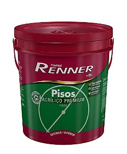 Tinta Acrilica Renner Pisos 18l Verde