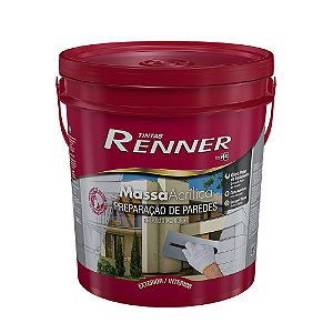Massa Acrilica Renner 30kg Branca Balde