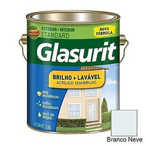 Tinta Acrilica Glasurit 3,6l Fosco Standard Branco