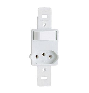 Cinza Modulo Tomada + Interruptor Tramontina