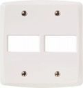 Emb Lux2 Placa Modular Branco 4x4 2 Posto Tramontina