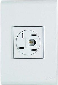 Emb Liz Tomada (1) Telefone 4p+Rj11 Tramontina