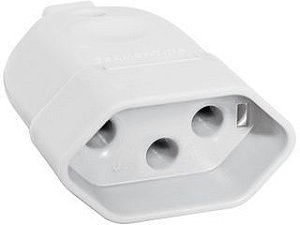Plug Femea 3p 20a Tramontina Branco