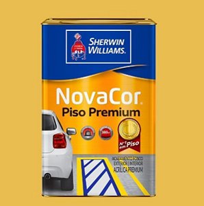 Tinta Piso Novacor 18l Amarelo Demarcacao