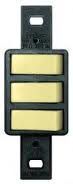 Un 3 Teclas Simples Perlex (S/Placa)