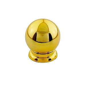 Puxador Bola Dourado Grande P1-27