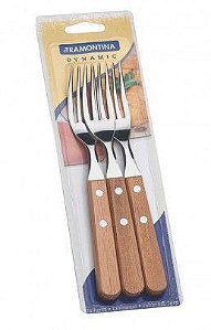 Conjunto Garfos Tramontina Inox 3 Pcs Dynamic