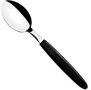 Colher Tramontina Mesa Inox Ipanema Preta