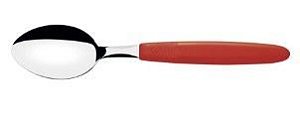 Colher Tramontina Mesa Inox Ipanema Vermelho