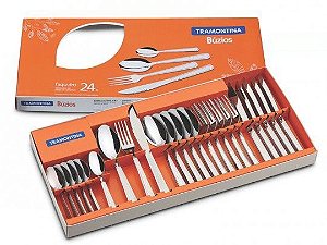 Conjunto Talheres Tramontina Inox 24 Pcs Buzios