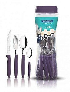 Conjunto Talheres Tramontina Inox 24 Pc Ipanema