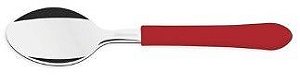Colher Tramontina Mesa Inox Leme Vermelha