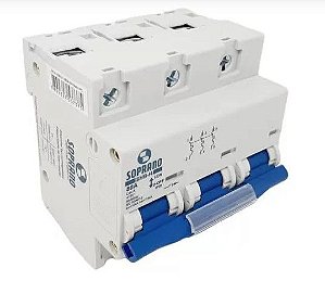 Disjuntor Soprano Branco Din 3x80a