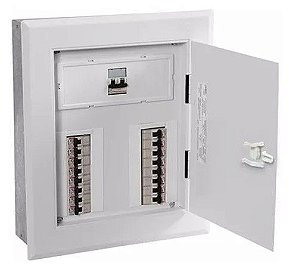 Quadro Distribuicao Sobrepor Ferro 28 Din Cemar