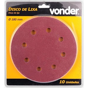 Disco Lixa Velcro Vonder 150 P/Lixad Lpv750 10un